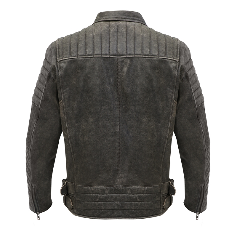 BROGER Ohio Ohio Vintage maro sacou de motocicletă maro lichidare