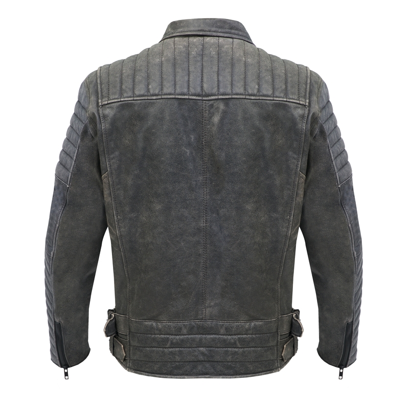 Geacă de motocicletă BROGER Ohio Vintage gri lichidare