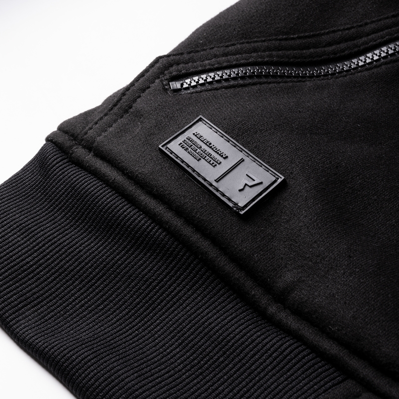 Rebelhorn motocicleta hoodie negru
