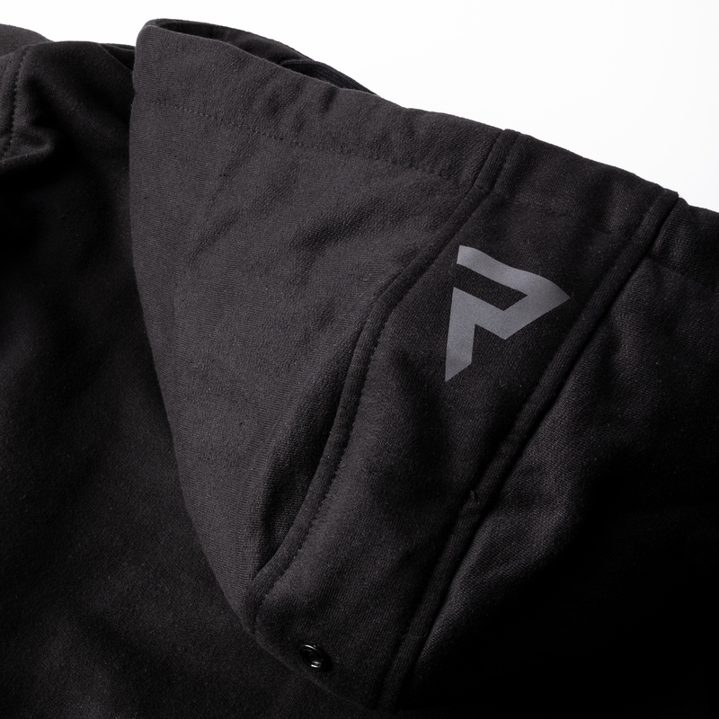 Rebelhorn motocicleta hoodie negru
