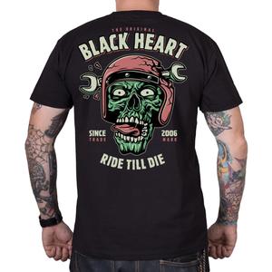 Bărbați Black Heart Ride Till Die T-shirt