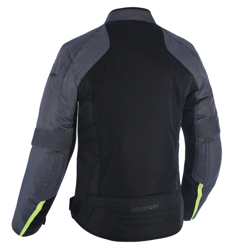 Oxford Delta 1.0 Air negru-gri-galben-fluo jachetă de motocicletă galben-fluo