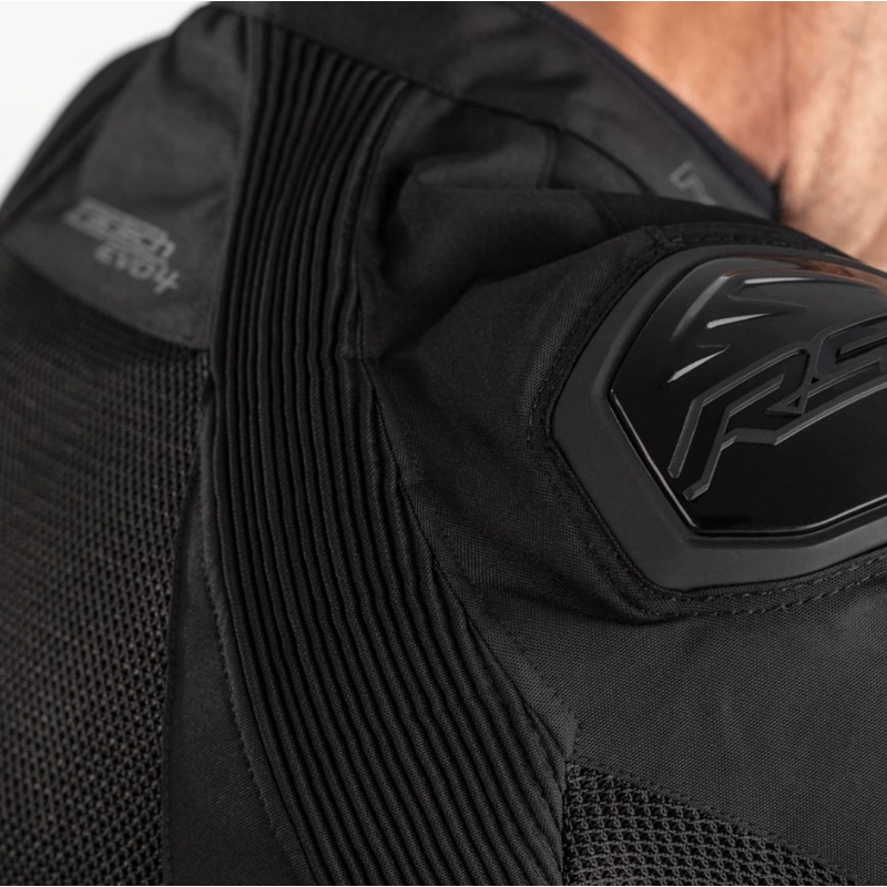 Jachetă pentru motociclete RST Tractech Evo 4 Mesh Lightweight CE negru lichidare