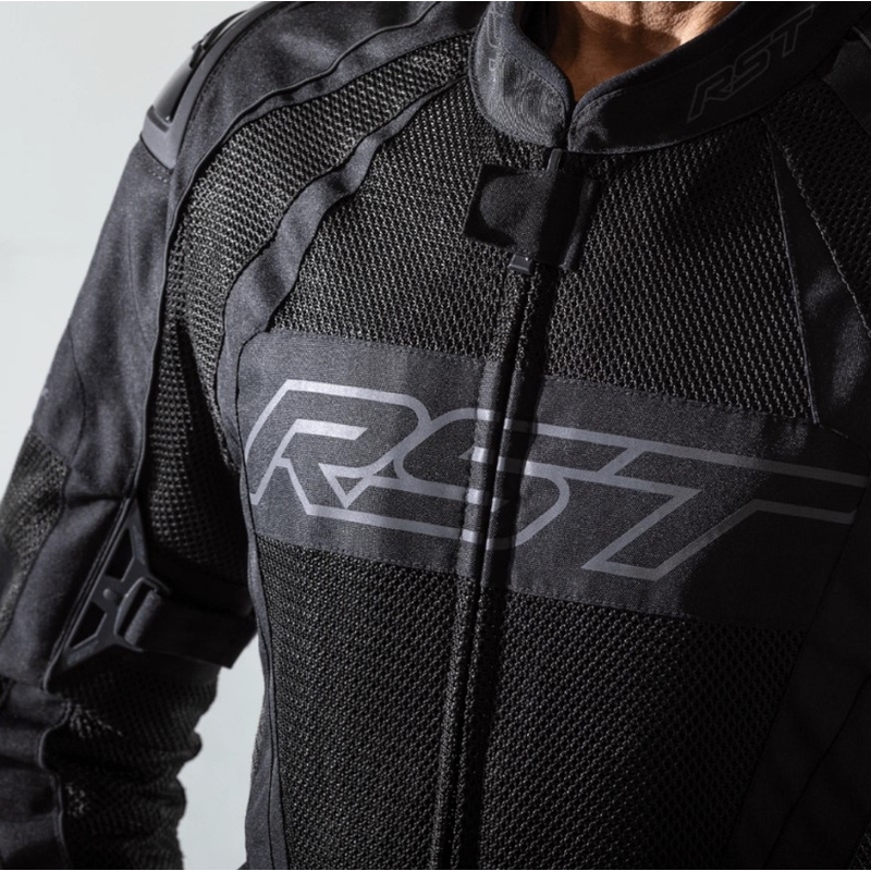 Jachetă pentru motociclete RST Tractech Evo 4 Mesh Lightweight CE negru lichidare