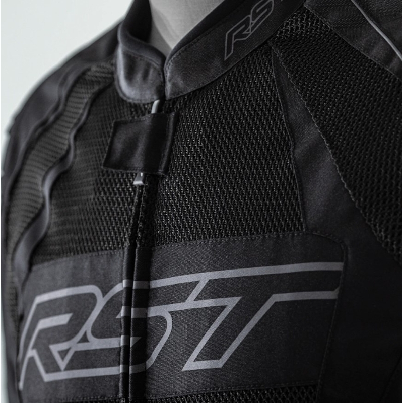Jachetă pentru motociclete RST Tractech Evo 4 Mesh Lightweight CE negru lichidare