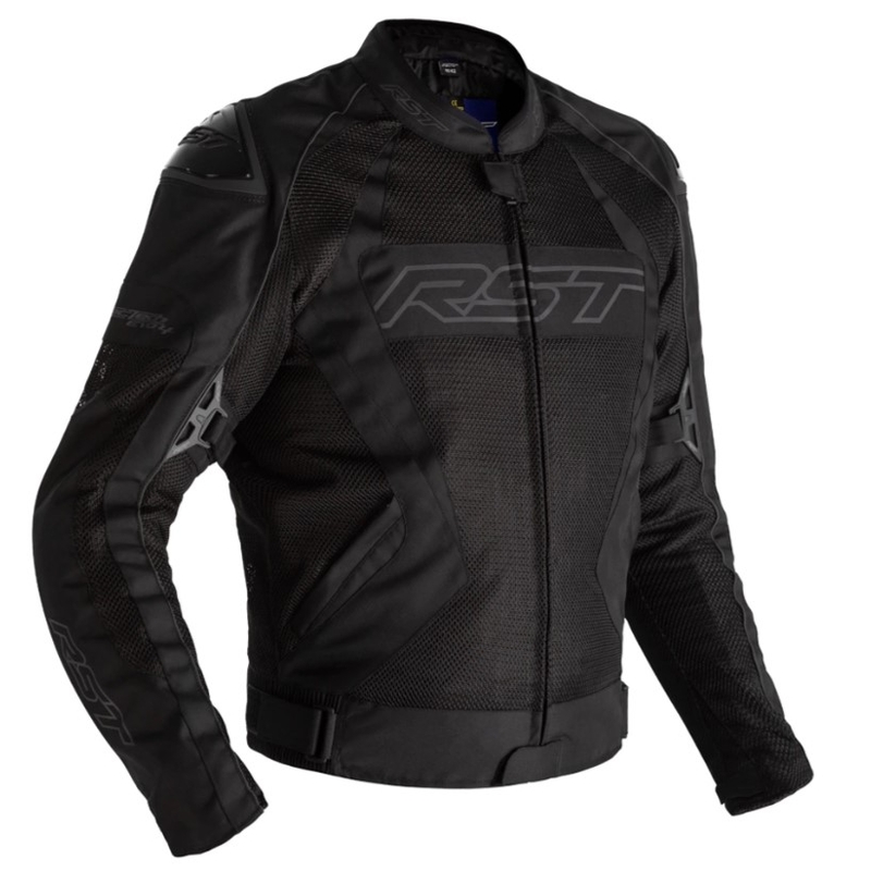 Jachetă pentru motociclete RST Tractech Evo 4 Mesh Lightweight CE negru lichidare