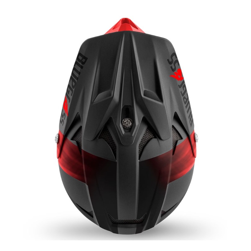 Cască de ciclism BLUEGRASS Intox negru-roșu lichidare