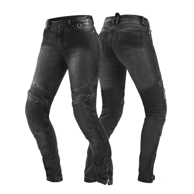 Blugi moto pentru femei Shima Jess negru