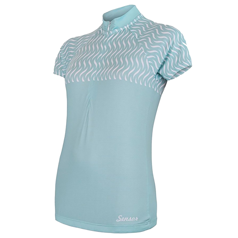 Tricou de damă Sensor Wave verde deschis pentru femei - mânecă scurtă lichidare