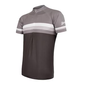 Jersey Sensor Summer Stripe negru-gri-alb - mânecă scurtă lichidare