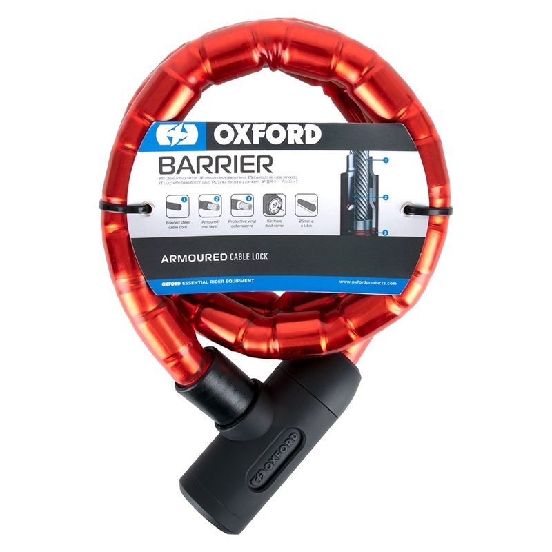 Oxford Barrier lock 1,4 m roșu