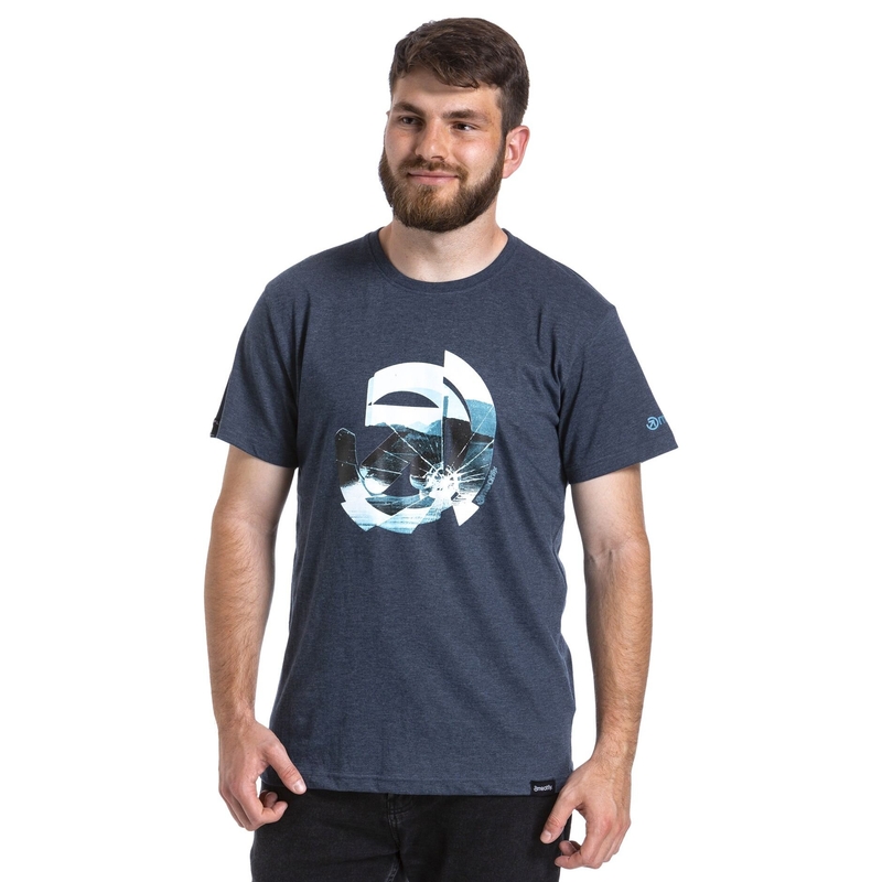 Tricou Meatfly Glazy albastru închis lichidare