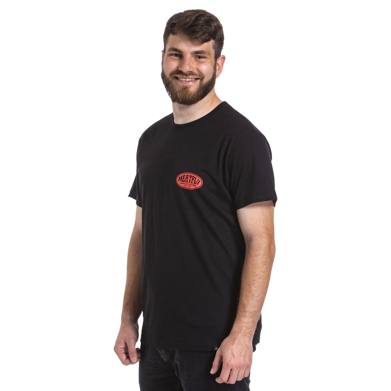 Tricou Meatfly Ride Till Death portocaliu și negru lichidare