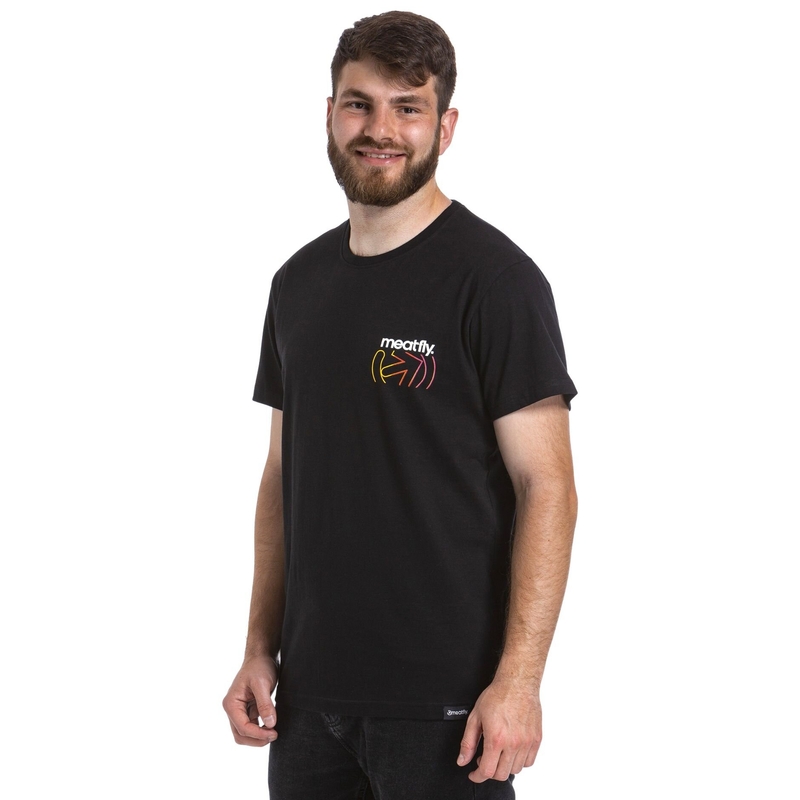 Tricou Meatfly Marmi negru lichidare