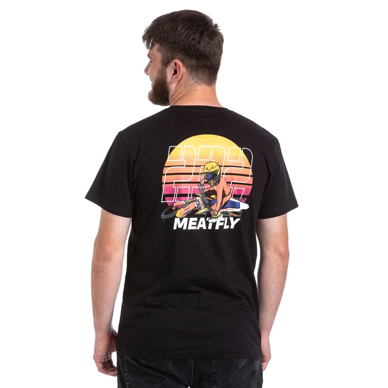 Tricou Meatfly Marmi negru lichidare