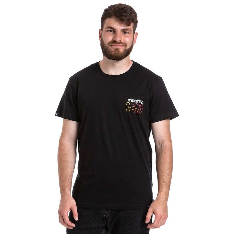 Tricou Meatfly Marmi negru lichidare