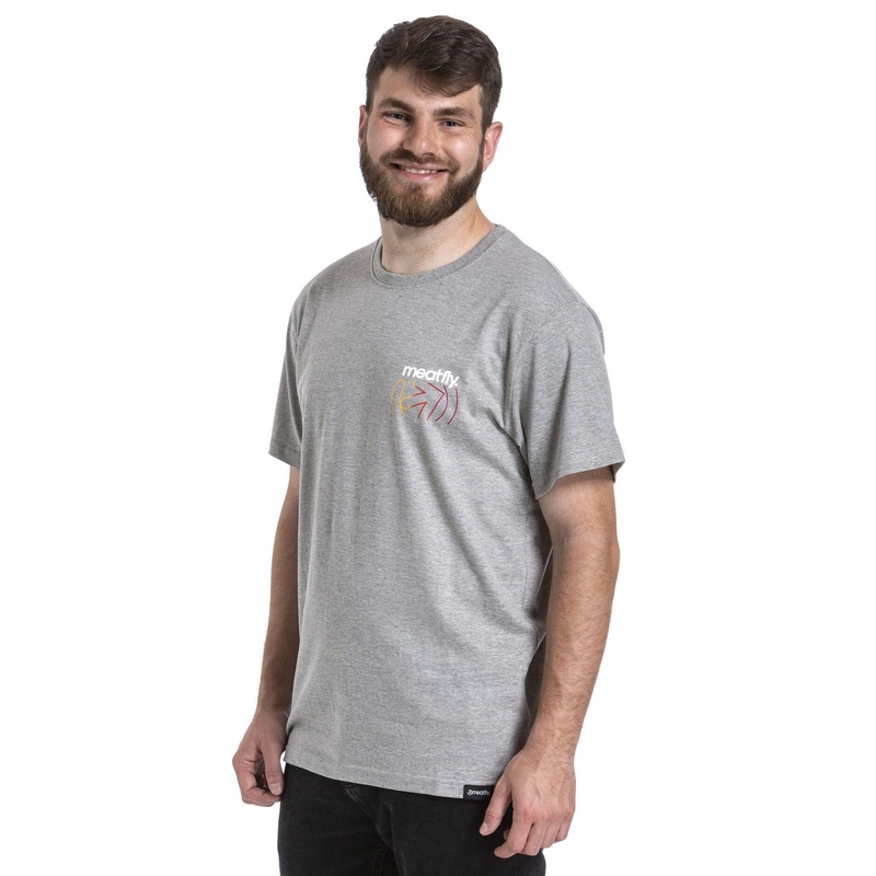 Tricou Meatfly Marmi gri lichidare
