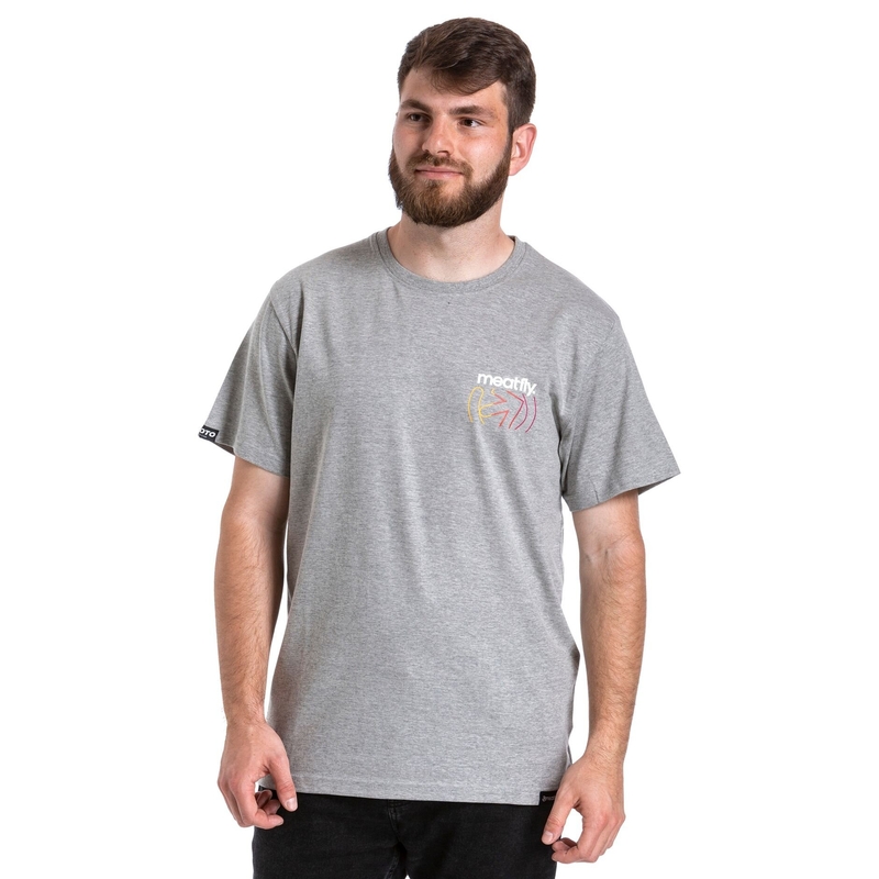 Tricou Meatfly Marmi gri lichidare