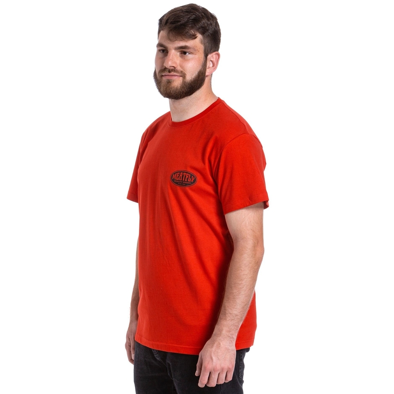 Tricou Meatfly Ride Till Death roșu lichidare