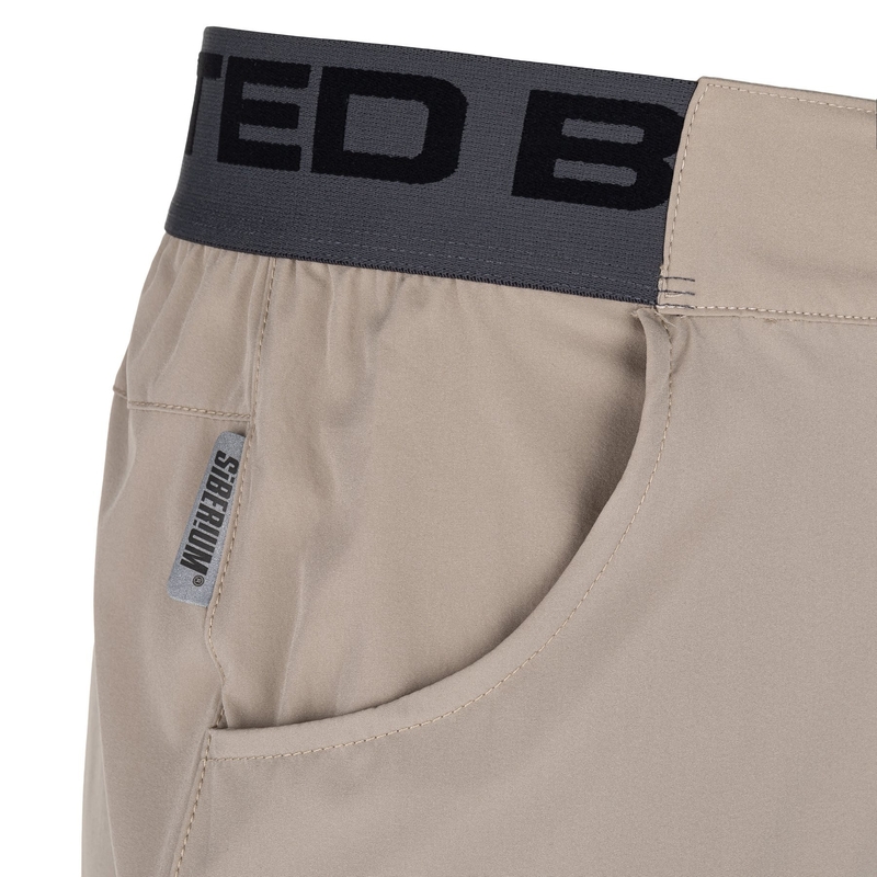 Pantaloni scurți bej Kilpi Trackee 22 lichidare
