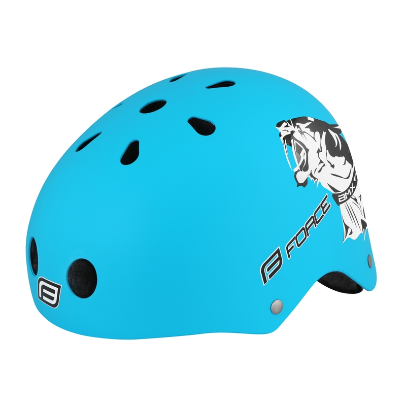 Cască de ciclism FORCE BMX albastru lichidare