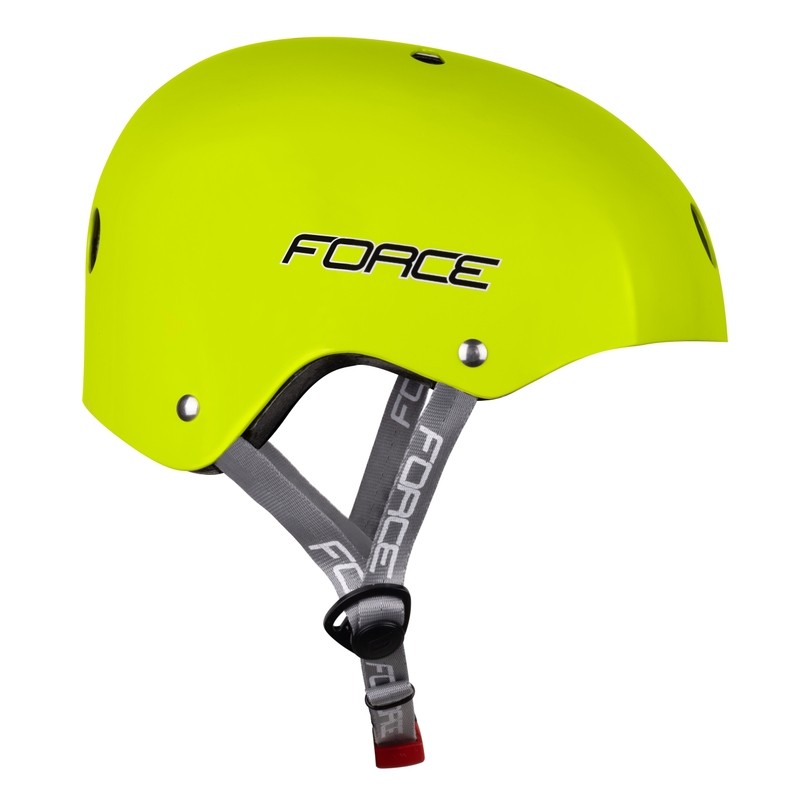 Cască de ciclism FORCE BMX galben fluo lichidare