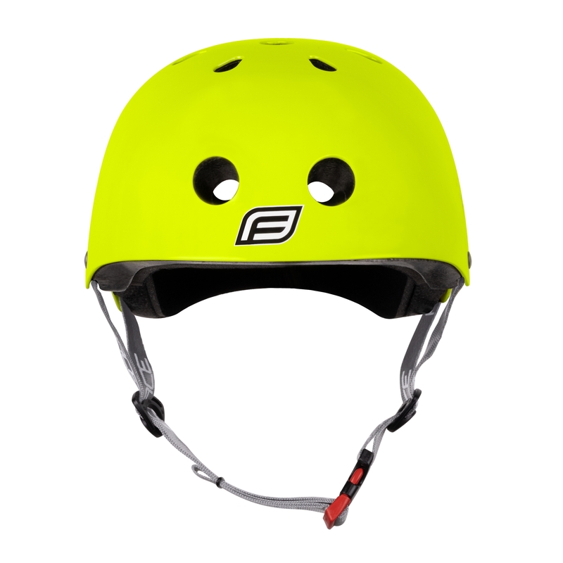 Cască de ciclism FORCE BMX galben fluo lichidare