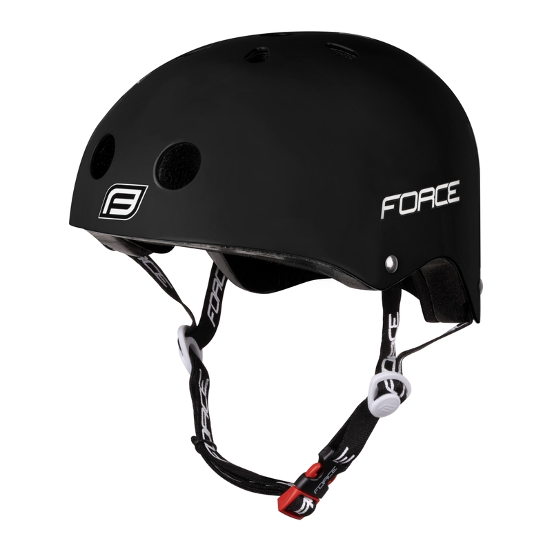 Cască de ciclism FORCE BMX negru lichidare