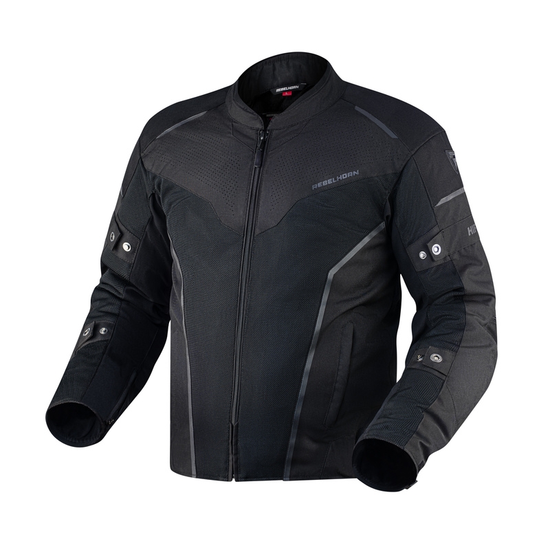 Rebelhorn Hiflow IV jachetă de motocicletă negru lichidare