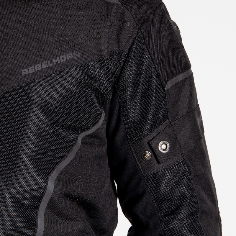 Rebelhorn Hiflow IV jachetă de motocicletă negru lichidare