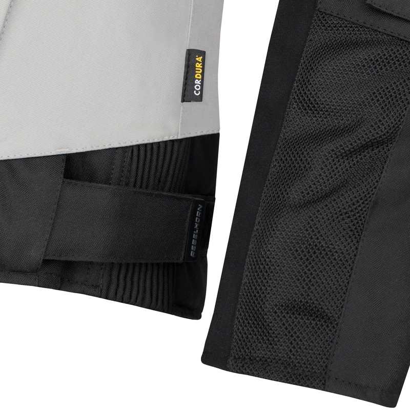 Rebelhorn Hiflow IV negru-argintiu-galben-fluo jachetă de motocicletă lichidare