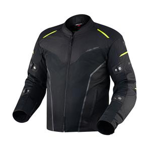 Rebelhorn Hiflow IV jachetă de motocicletă negru-galben-fluo