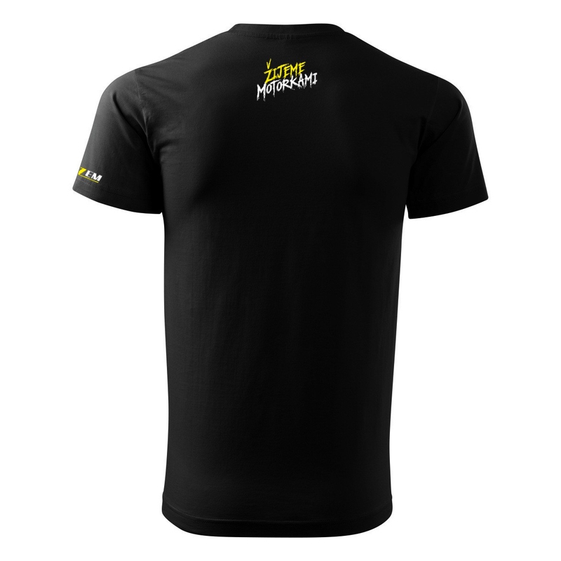 Tricou bărbătesc MotoZem - Trăim prin motociclete