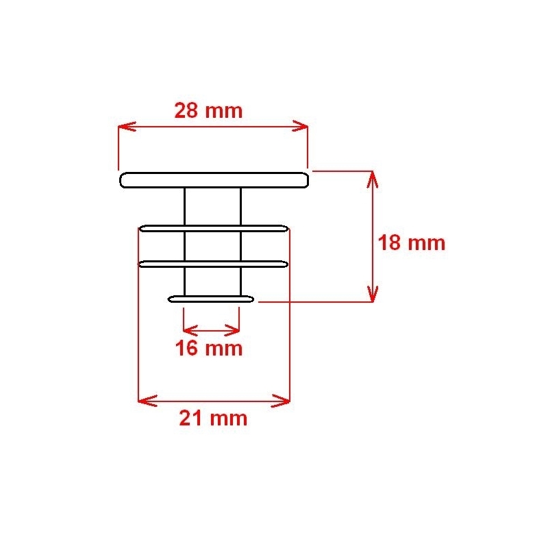 Capace de capăt de ghidon FORCE cu logo PVC lichidare