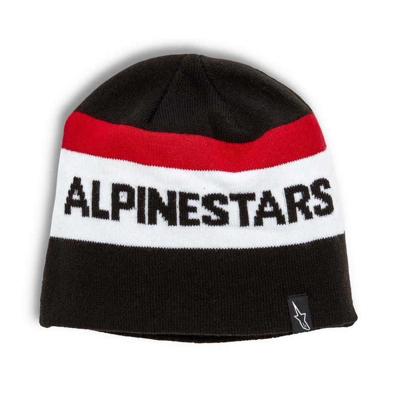 Alpinestars Stake Beanie negru-roșu-alb lichidare