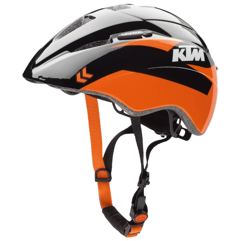 Cască de bicicletă pentru copii KTM negru-portocaliu