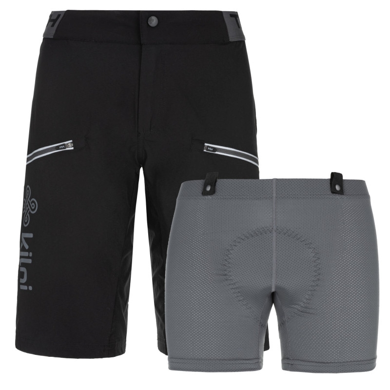Pantaloni scurți Kilpi Trackee 22 negru pentru femei lichidare