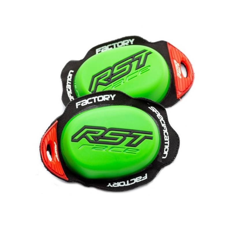 Glisoare de genunchi RST 1924 Factory Reverse Velcro verde fluo lichidare