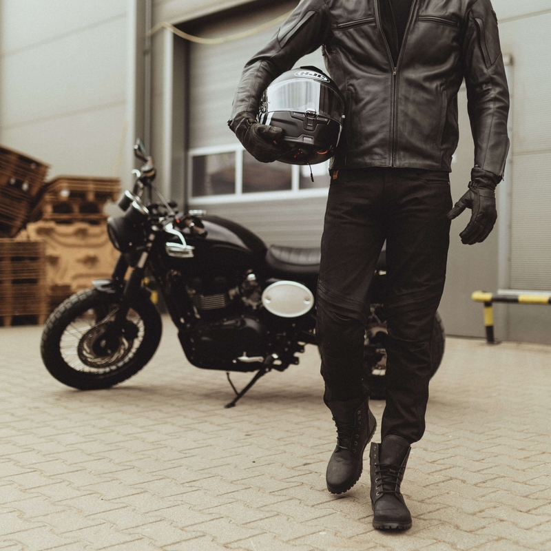 Blugi Rebelhorn Rage II Negru pentru motociclete lichidare