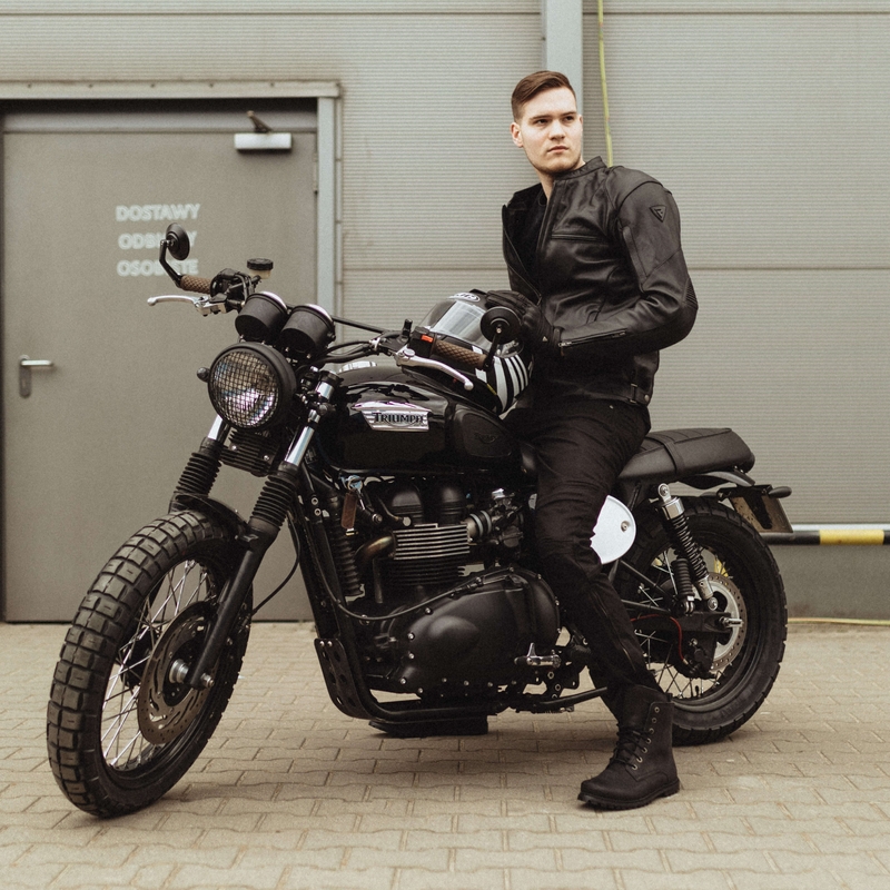 Blugi Rebelhorn Rage II Negru pentru motociclete lichidare