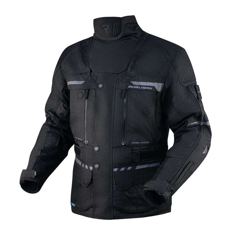 Rebelhorn Cubby IV jachetă de motocicletă negru lichidare