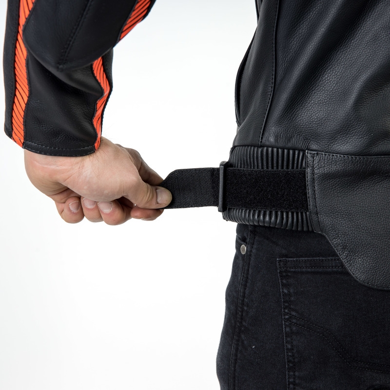 Jacheta de motociclete Ozone RS600 negru-portocaliu výprodej lichidare