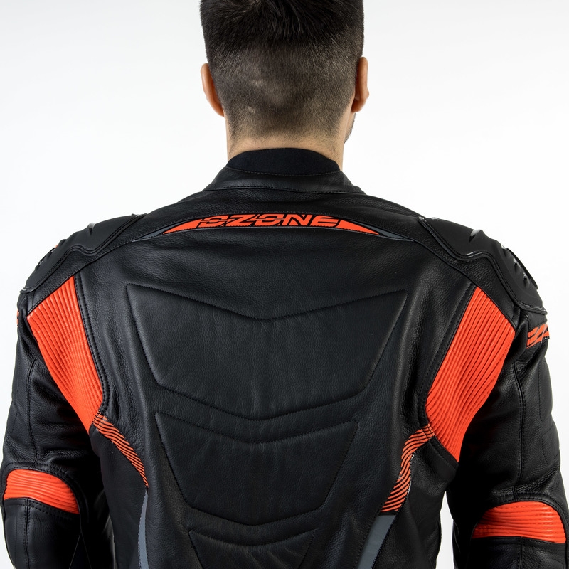 Jacheta de motociclete Ozone RS600 negru-portocaliu výprodej lichidare