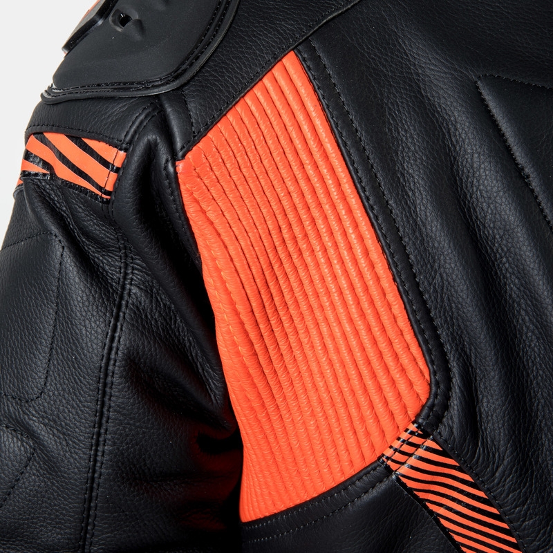 Jacheta de motociclete Ozone RS600 negru-portocaliu výprodej lichidare