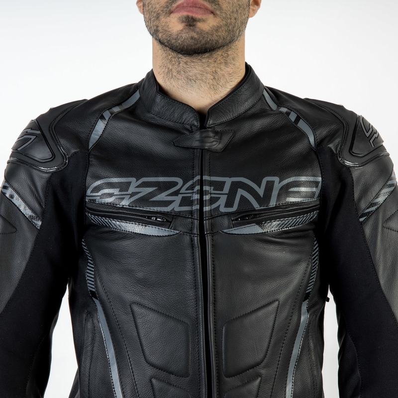 Ozone RS600 negru și gri jacheta de motociclete negru și gri výprodej lichidare