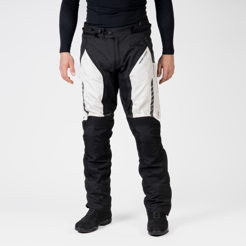Pantaloni de motocicletă Rebelhorn Hiker III negru-gri lichidare