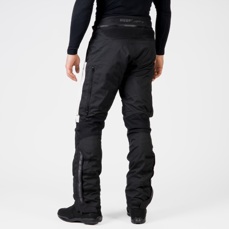 Pantaloni de motocicletă Rebelhorn Hiker III negru-gri lichidare