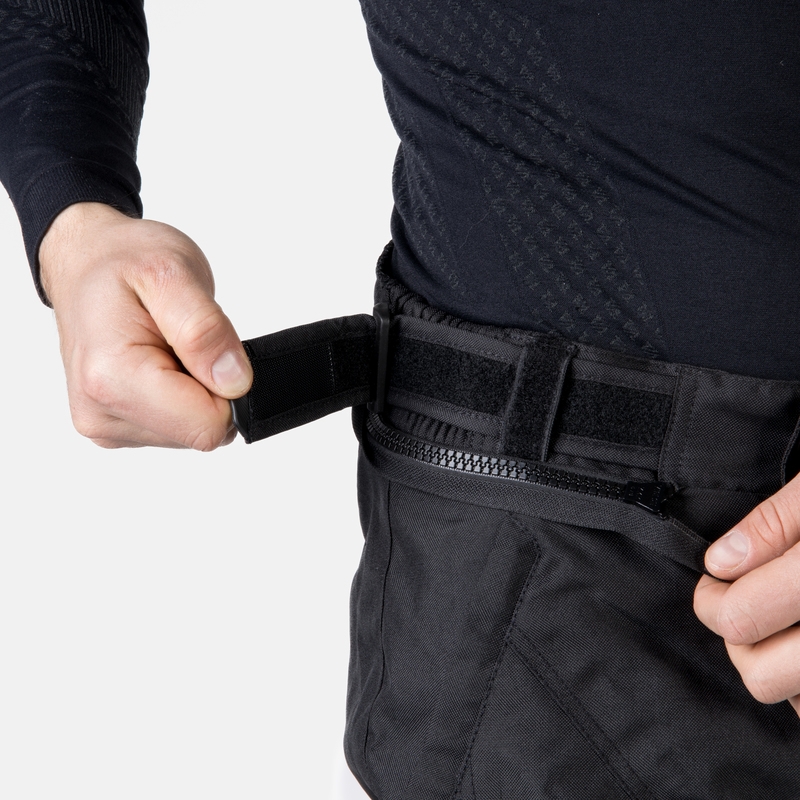 Pantaloni moto Rebelhorn Hiker III negru scurt negru lichidare