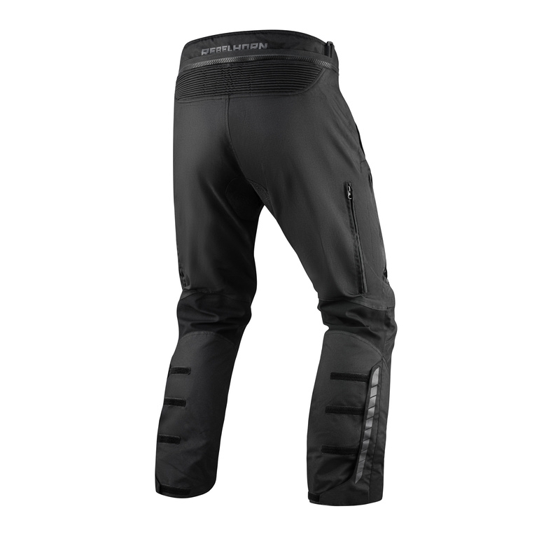 Pantaloni moto Rebelhorn Hiker III negru scurt negru lichidare