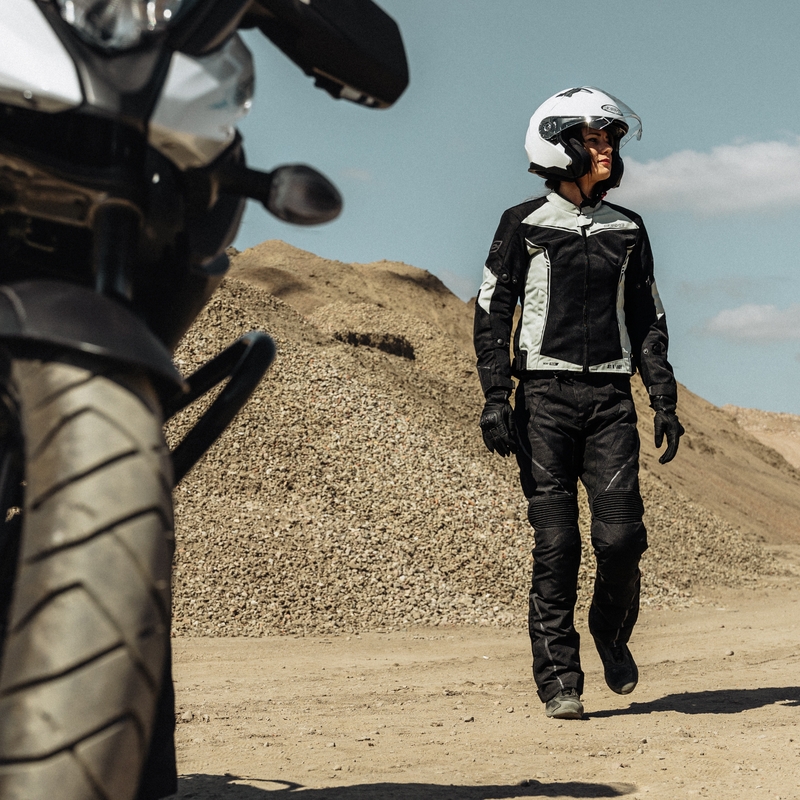 Pantaloni de motocicletă Ozone Jet II Negru pentru femei lichidare